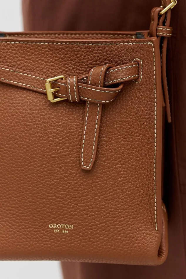 Oroton Margot Tiny Bucket Bag Whiskey Women Crossbody Oroton Margot Tiny Bucket Bag Whiskey Women Crossbody