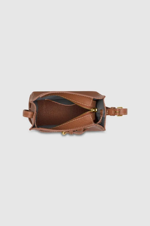 Oroton Margot Tiny Bucket Bag Whiskey Women Crossbody Oroton Margot Tiny Bucket Bag Whiskey Women Crossbody