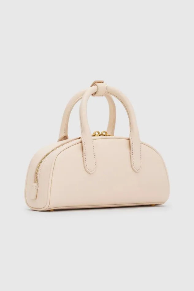 Oroton Muse Mini Bowler Bag Puff Pink Women Shoulder Oroton Muse Mini Bowler Bag Puff Pink Women Shoulder