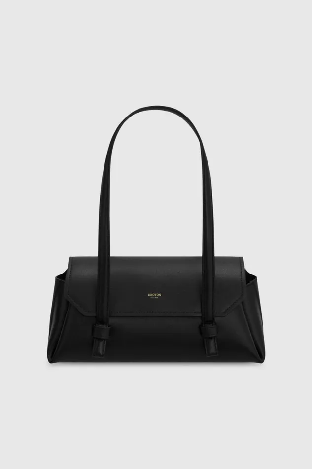 Oroton Sabine Small Shoulder Bag Black Women Shoulder