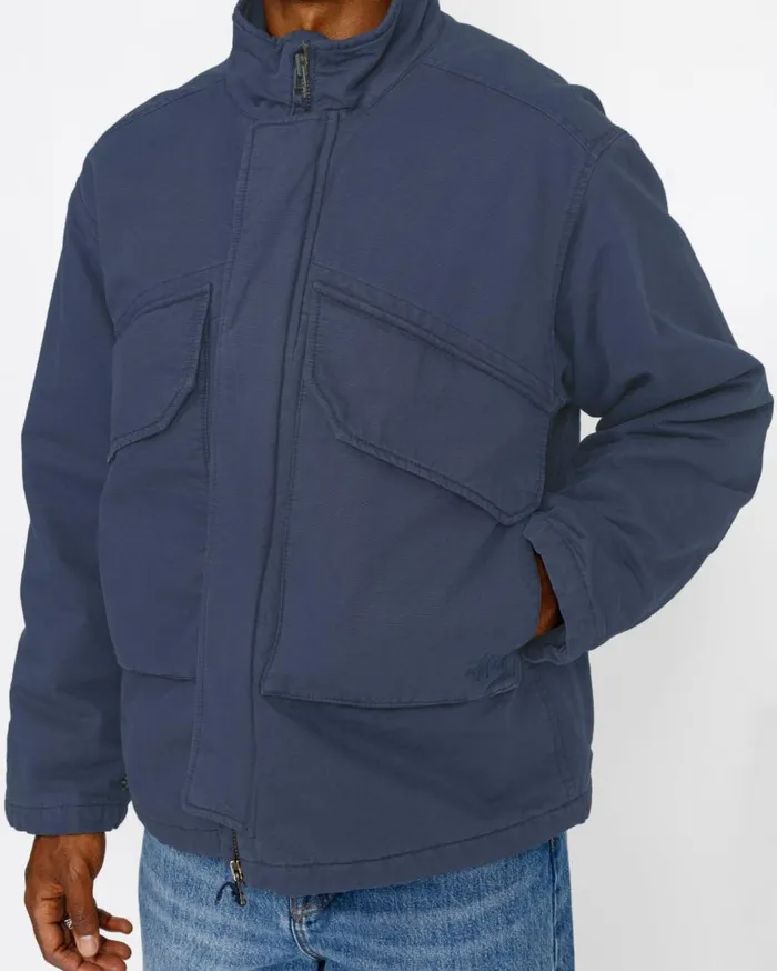 Outerwear MenWomen Stussy INSULATED FIELD JACKET Navy