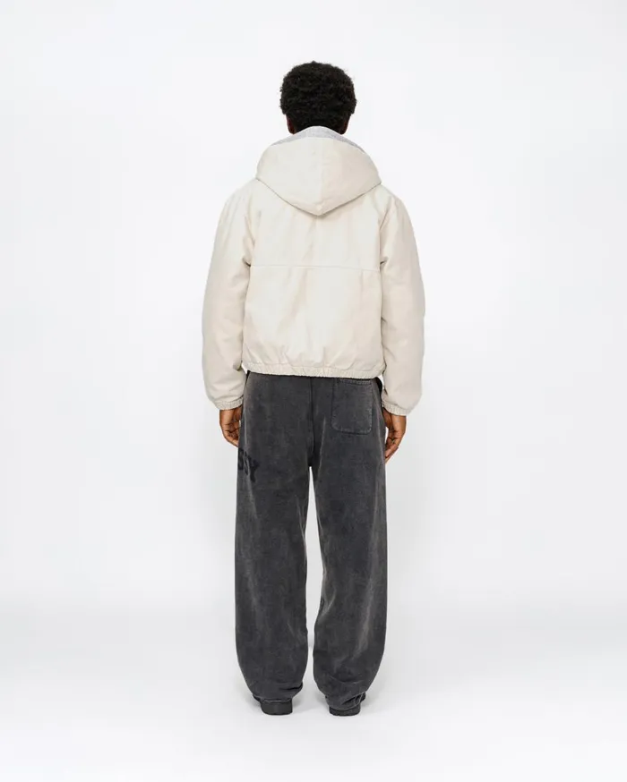 Outerwear MenWomen Stussy WORK JACKET INSULATED CANVAS Bone