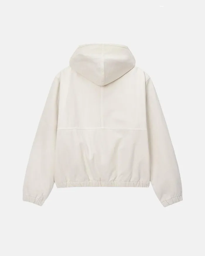 Outerwear MenWomen Stussy WORK JACKET INSULATED CANVAS Bone