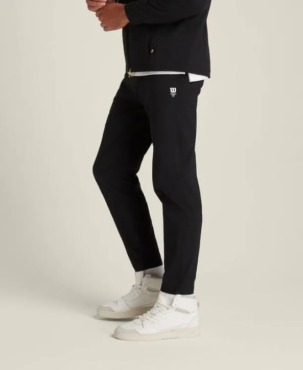 Pants and Joggers Men Wilson Aston WarmUp Pant Black Pants and Joggers Men Wilson Aston WarmUp Pant Black