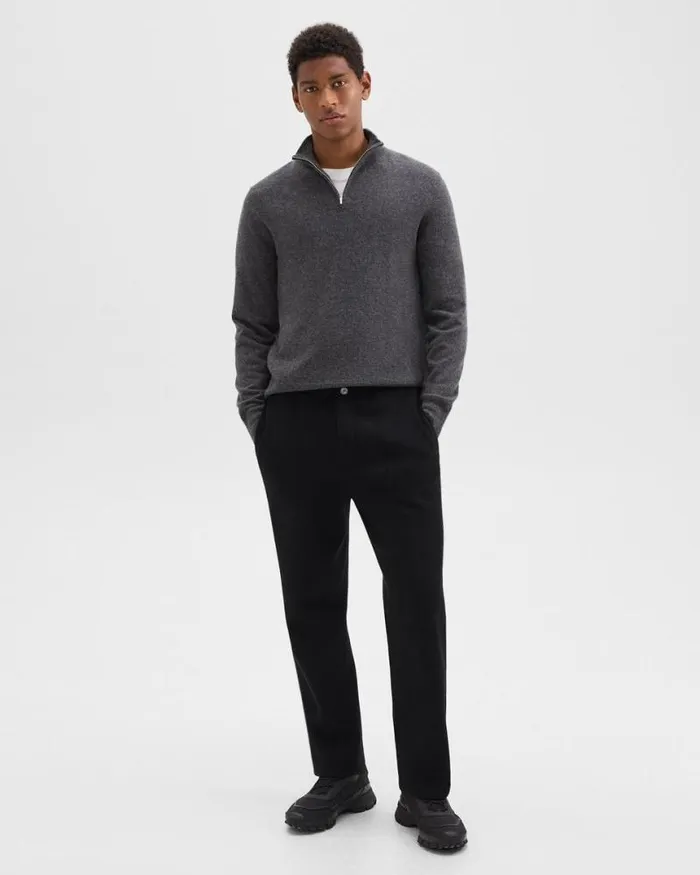 Pants Men Theory Relaxed Pant In Light Bilen Black