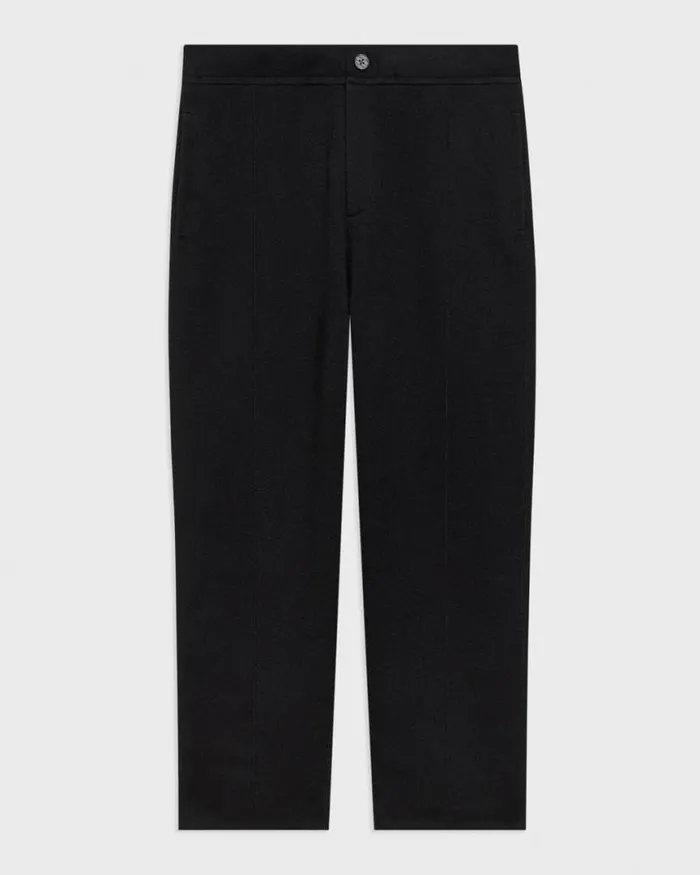 Pants Men Theory Relaxed Pant In Light Bilen Black Pants Men Theory Relaxed Pant In Light Bilen Black
