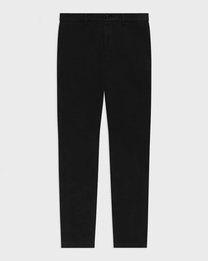 Pants Men Theory Zaine Pant In Moleskin Twill Black Pants Men Theory Zaine Pant In Moleskin Twill Black