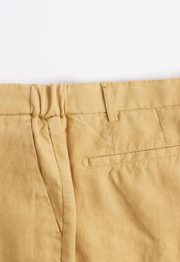 Pants Paulstuart Mens Garment Washed Linen Pant Blue Pants Paulstuart Mens Garment Washed Linen Pant Blue