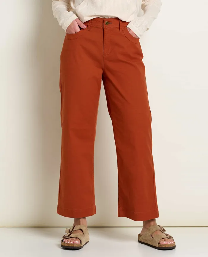 Pants Women8217s Earthworks Wide Leg Pant Cinnamon ToadandCo