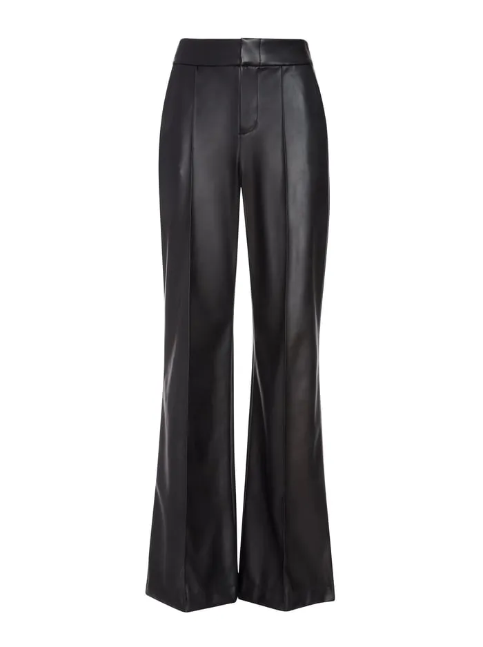 Pants Women Alice Olivia Dylan Vegan Pant Black