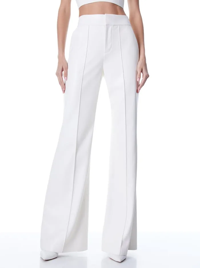 Pants Women Alice Olivia Dylan Vegan Pant Ecru