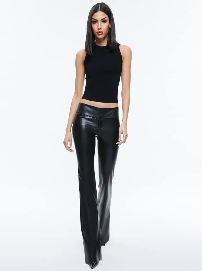 Pants Women Alice Olivia Olivia Vegan Pant Black