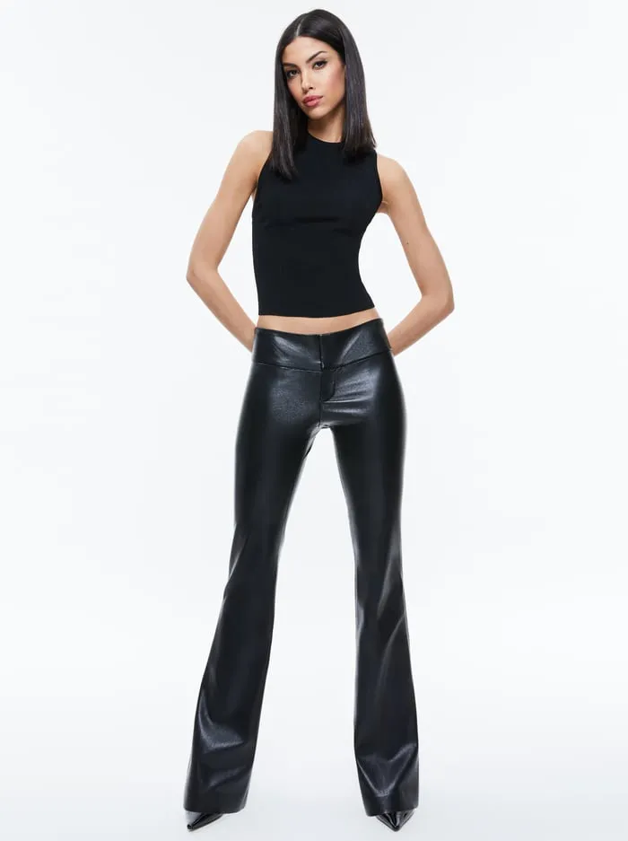 Pants Women Alice Olivia Olivia Vegan Pant Black