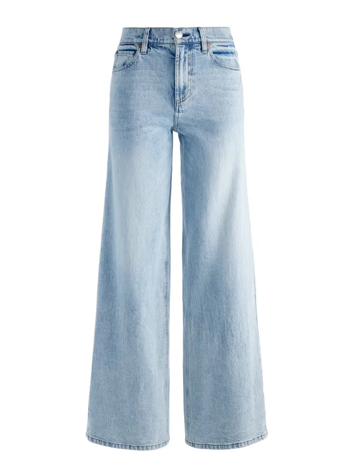 Pants Women Alice Olivia Trish Jean Rockstar Blue