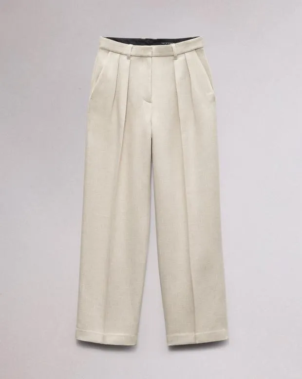 Pants Women Rag and Bone Francine Suiting Pant Oatmeal