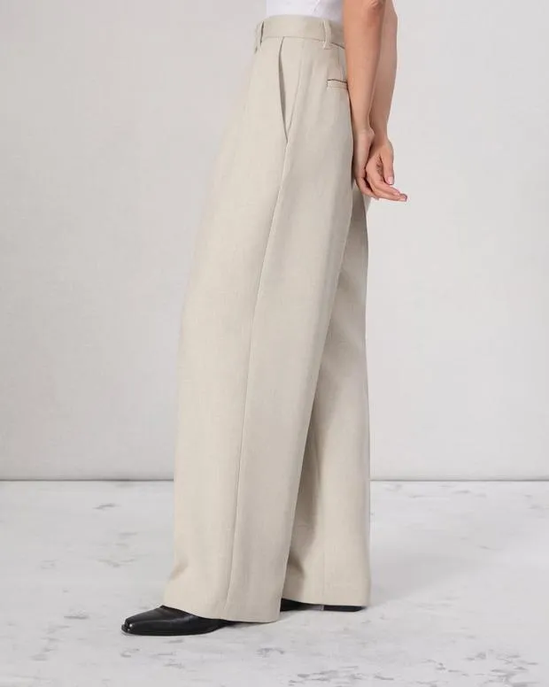 Pants Women Rag and Bone Francine Suiting Pant Oatmeal