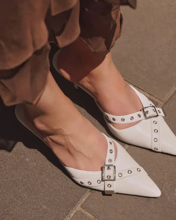 Party ISORELLA WHITE High Heels NOVO Shoes Women
