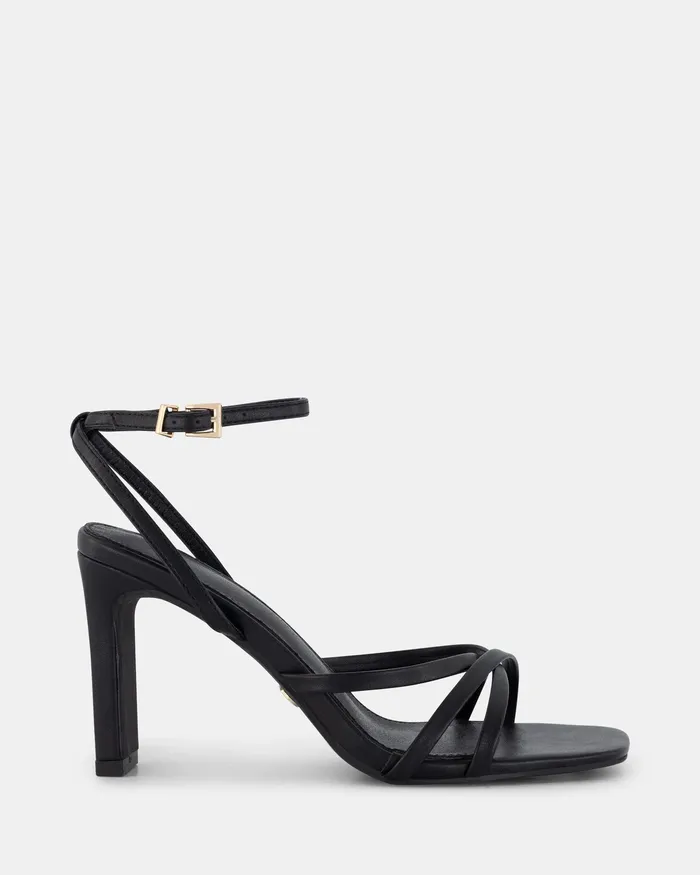 Party NOVO Shoes Women MARLIE BLACK Open Toe Heels