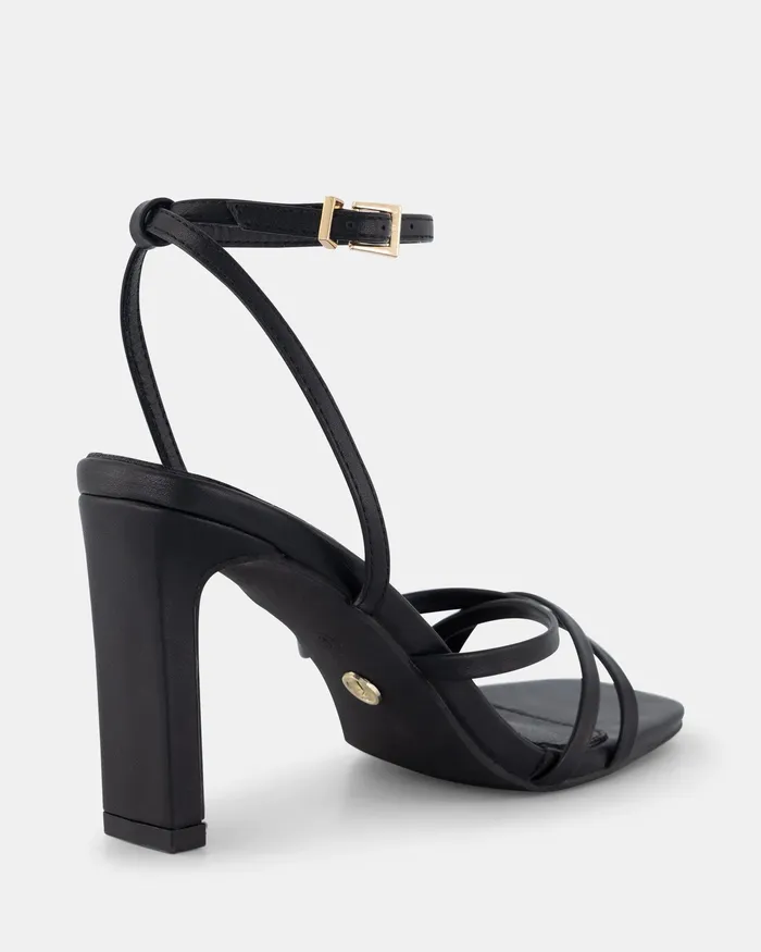 Party NOVO Shoes Women MARLIE BLACK Open Toe Heels