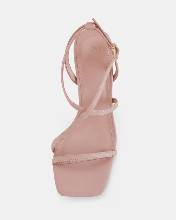 Party NOVO Shoes Women YOUTHFUL Coral Open Toe Heels