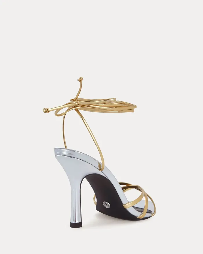 Party NOVO Shoes Women YUKIO METALLIC Closed Toe Heels
