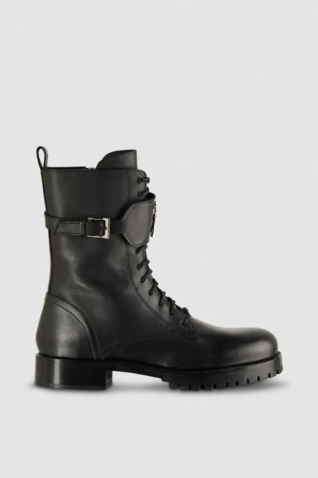 Patrizia Pepe Boots Leather Ankle Boots With Zipper Black 8211 Women