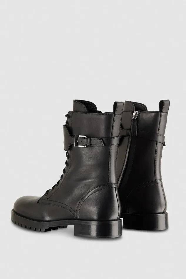 Patrizia Pepe Boots Leather Ankle Boots With Zipper Black 8211 Women
