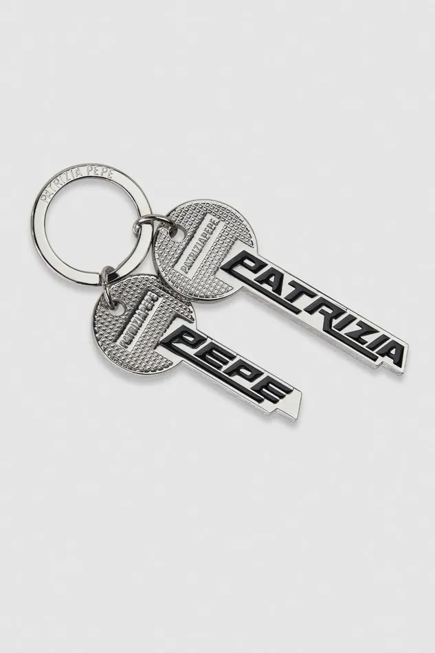 Patrizia Pepe Charms Keychain Silver 8211 Women