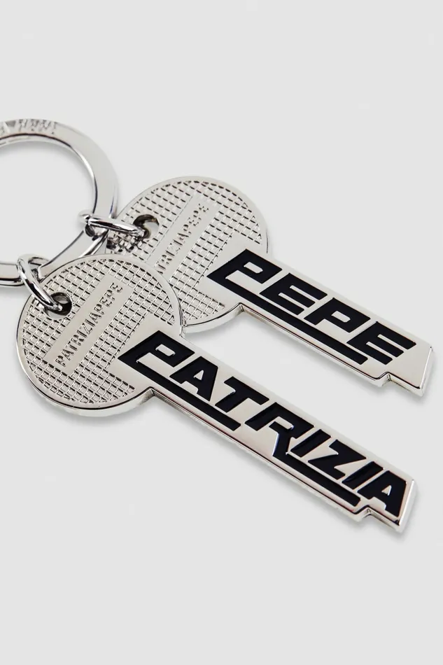 Patrizia Pepe Charms Keychain Silver 8211 Women