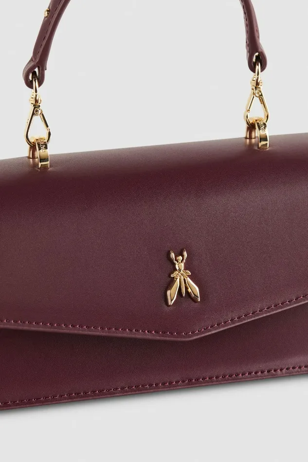 Patrizia Pepe Crossbodys Fly Bamby Leather Shoulder Bag Purple 8211 Women