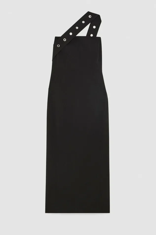 Patrizia Pepe Dresses Crepe Midi Sheath Dress Black 8211 Women