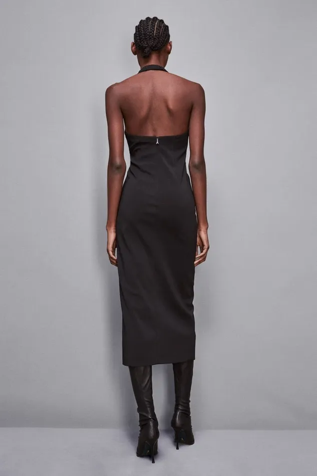 Patrizia Pepe Dresses Midi Dress With Belt Black 8211 Women