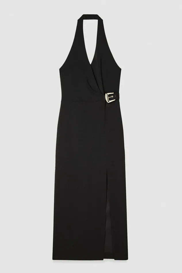 Patrizia Pepe Dresses Midi Dress With Belt Black 8211 Women