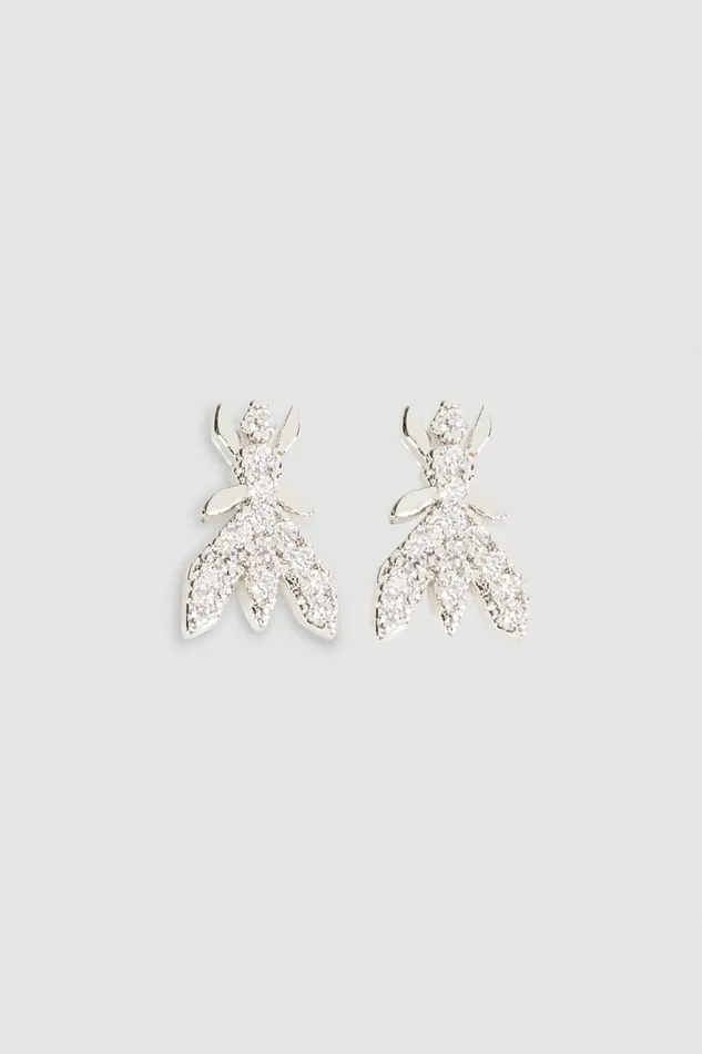 Patrizia Pepe Earrings Brass Earrings Silver 8211 Women