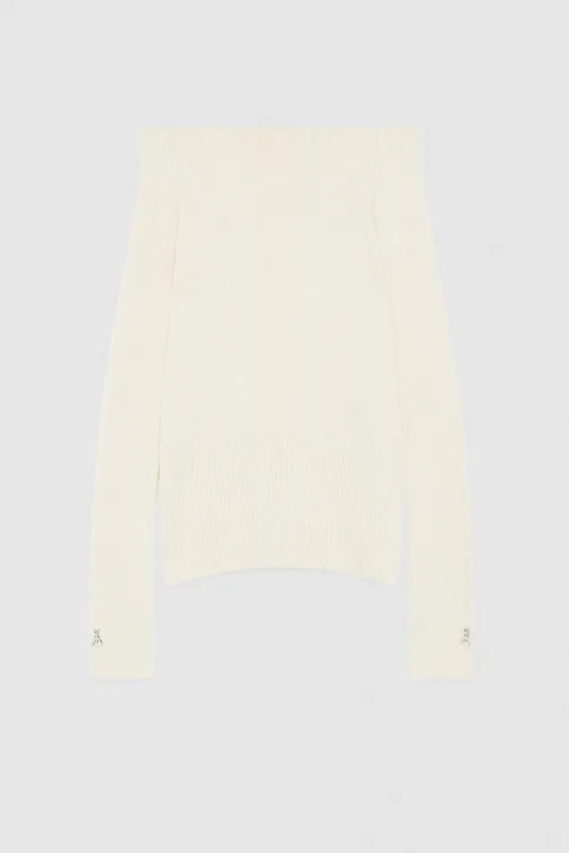 Patrizia Pepe Knitwear Regular Fit Chenille Sweater Beige 8211 Women