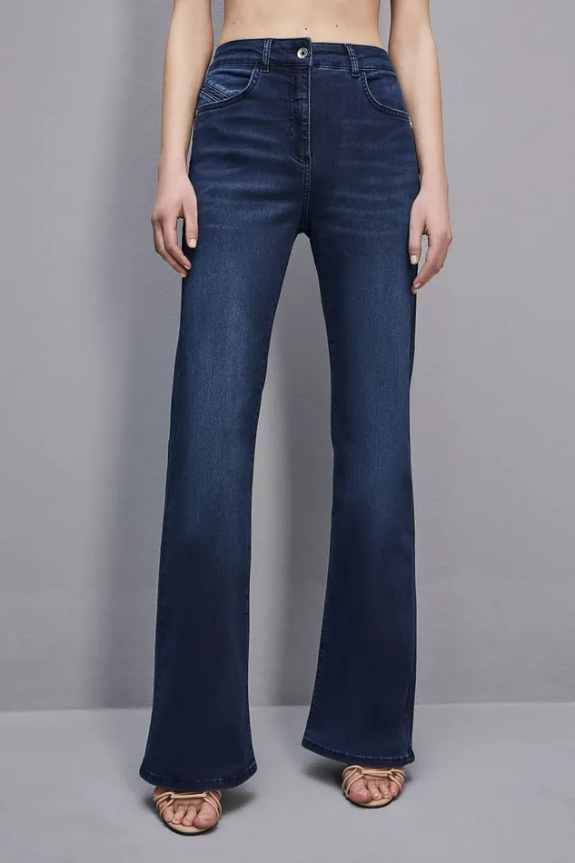 Patrizia Pepe Pants and Jeans Jeans Jeggings Flare Blue 8211 Women