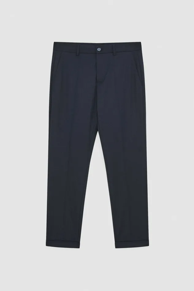 Patrizia Pepe Pants Polyviscose AnkleGrazer Pants Blue 8211 Men
