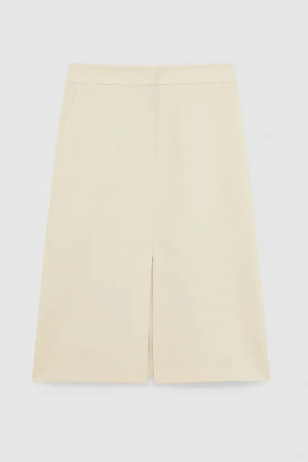 Patrizia Pepe Skirts Flared Midi Skirt Beige 8211 Women