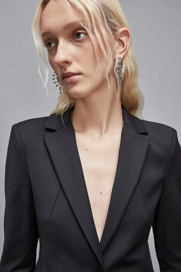 Patrizia Pepe Tailleur 1Button Jacket Black 8211 Women