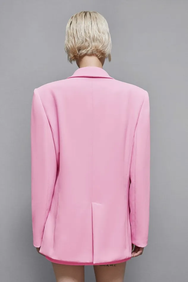 Patrizia Pepe Tailleur Essential TwoButton Blazer Pink 8211 Women