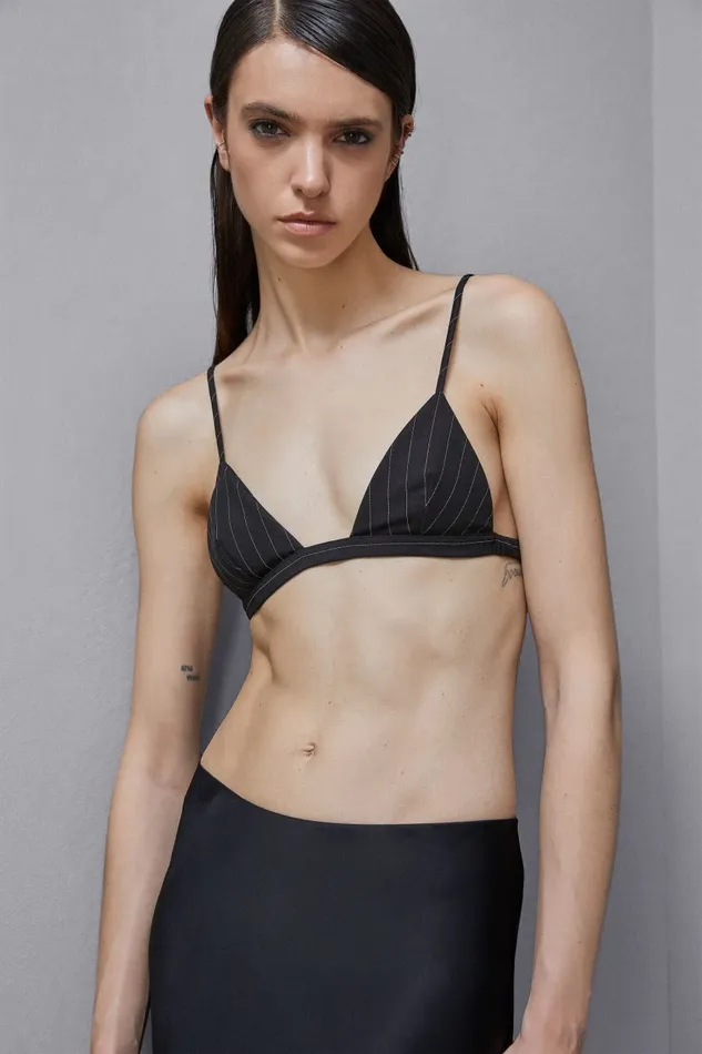 Patrizia Pepe Tailleur Flannel Bra Black 8211 Women
