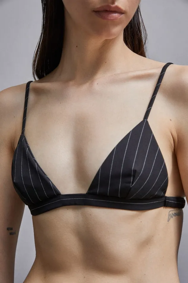 Patrizia Pepe Tailleur Flannel Bra Black 8211 Women