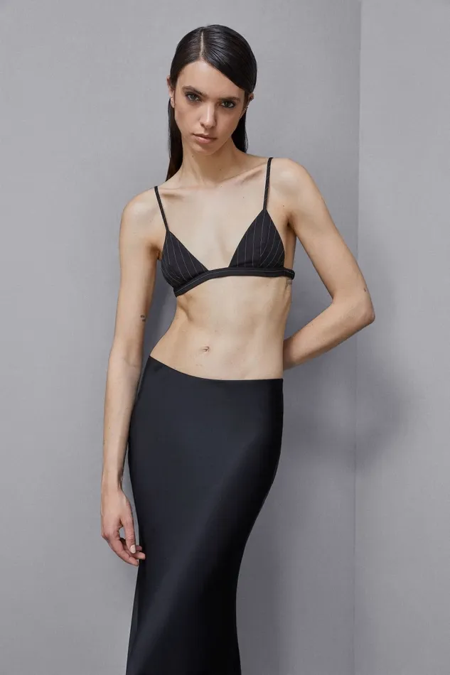 Patrizia Pepe Tailleur Flannel Bra Black 8211 Women