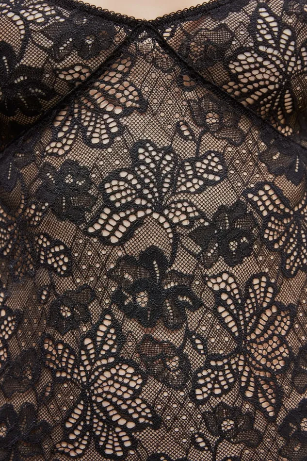 Patrizia Pepe Tailleur Lace Top Black 8211 Women