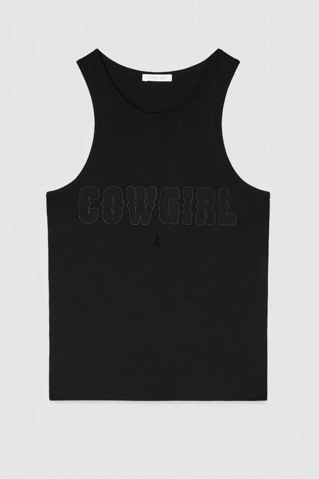 Patrizia Pepe Tops Cowgirl Tank Top Black 8211 Women