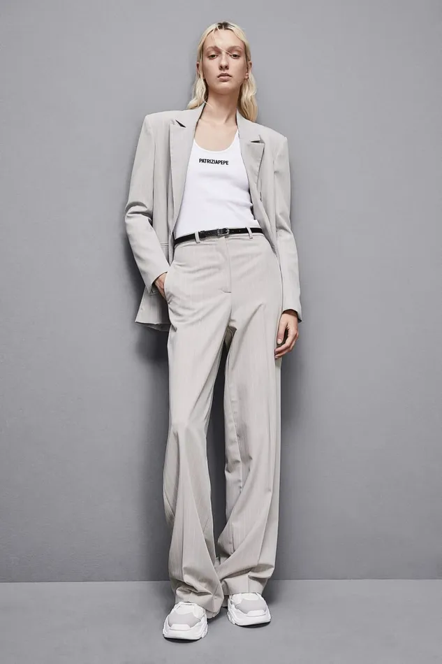 Patrizia Pepe Tops Ribbed Cotton Top White 8211 Women