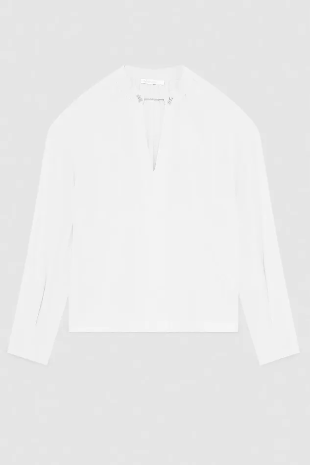 Patrizia Pepe Tops Tunic With Cufflinks White 8211 Women