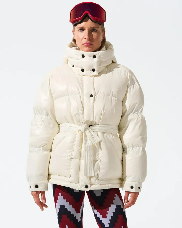 Perfect Moment Maya Down Parka Jacket White Women Ski Jackets