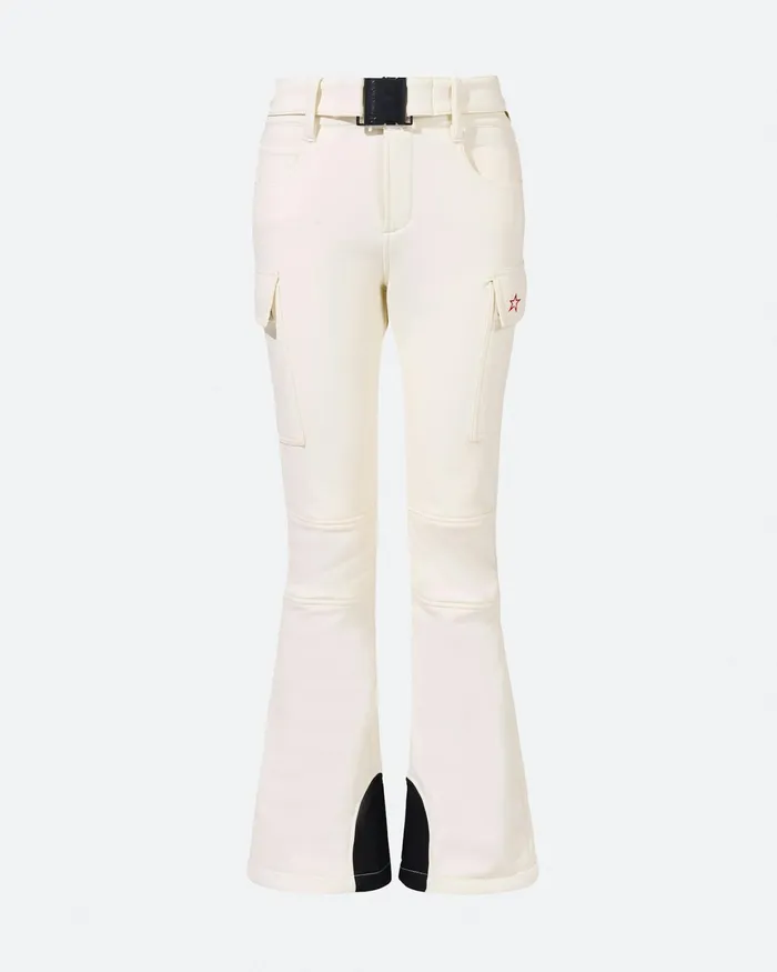 Perfect Moment MidRise Cargo Ski Pant White Women Pants