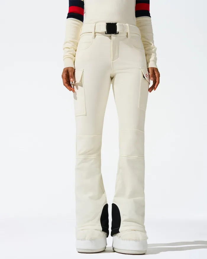Perfect Moment MidRise Cargo Ski Pant White Women Pants